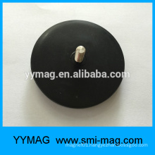 Dia88 rubber covered neodymium magnet pot